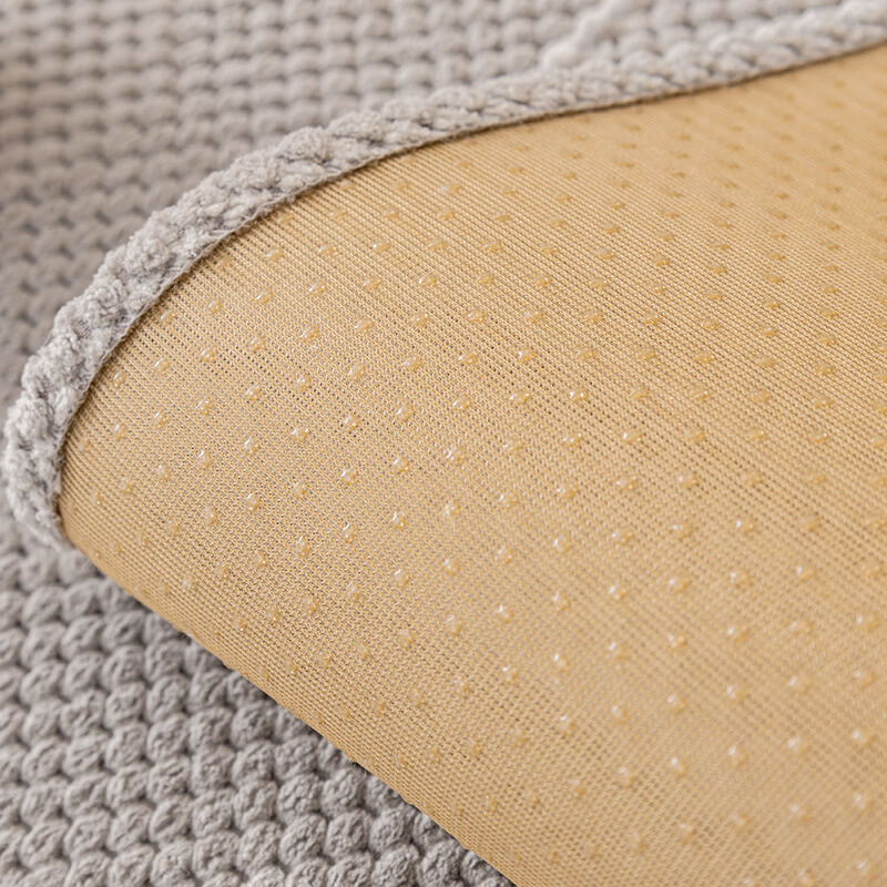 Eenvoudige Effen Kleur Pluche Meubelbeschermer Bankhoes