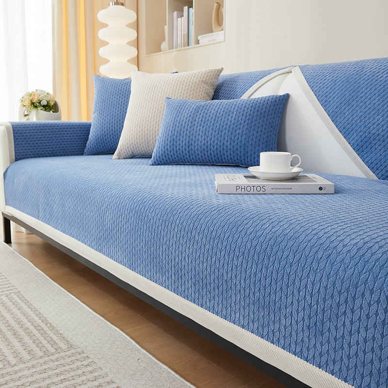 Tarwearen Patroon Chenille Anti-Kras Bankhoes