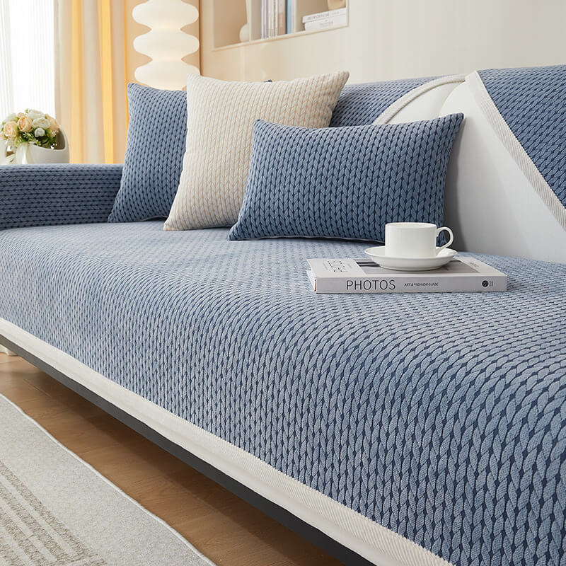 Tarwearen Patroon Chenille Anti-Kras Bankhoes