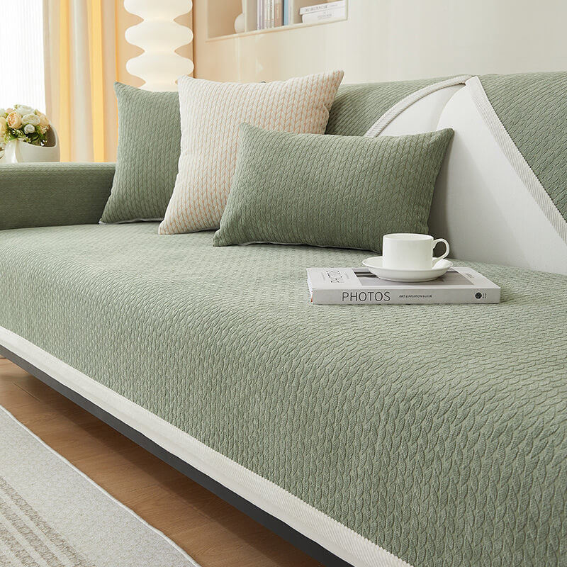 Tarwearen Patroon Chenille Anti-Kras Bankhoes