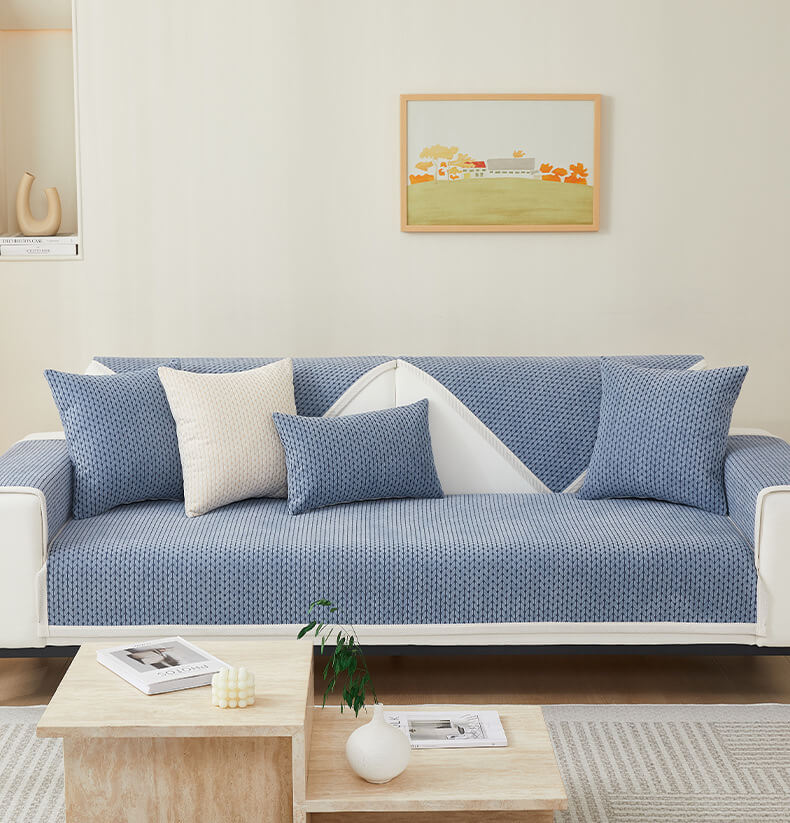 Tarwearen Patroon Chenille Anti-Kras Bankhoes