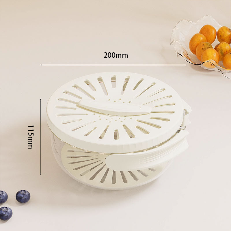 2-in-1 Afvoeren en Bewaren Mand: Vereenvoudig Wassen & Opslaan