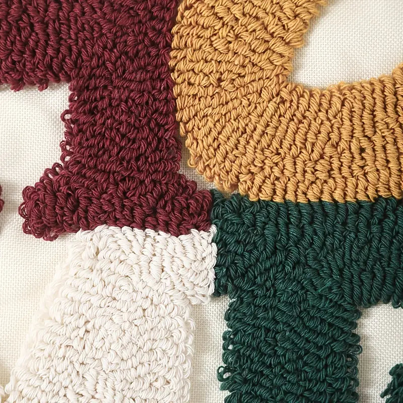 Gekleurde Tufted Huiskussens