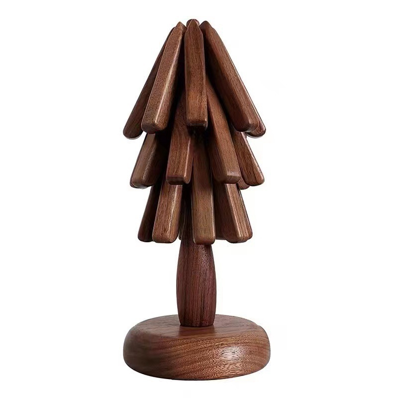 Walnoot Hout Creatieve Warmte Isolatie Mat