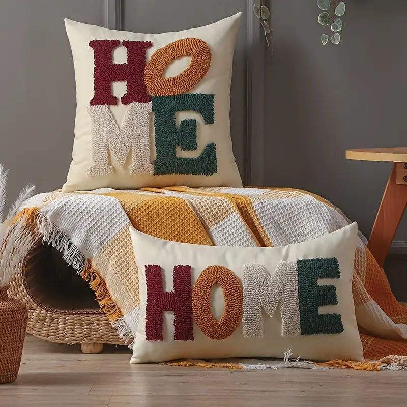 Gekleurde Tufted Huiskussens
