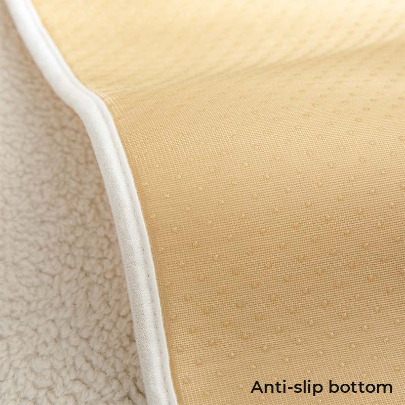 Waterdichte Dikke Fuzzy Neppels Sherpa Fleece Antislip Bankhoes Bescherming