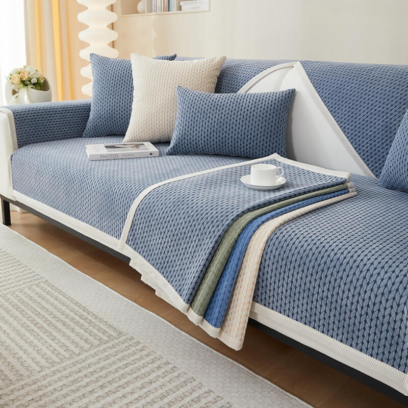 Tarwearen Patroon Chenille Anti-Kras Bankhoes