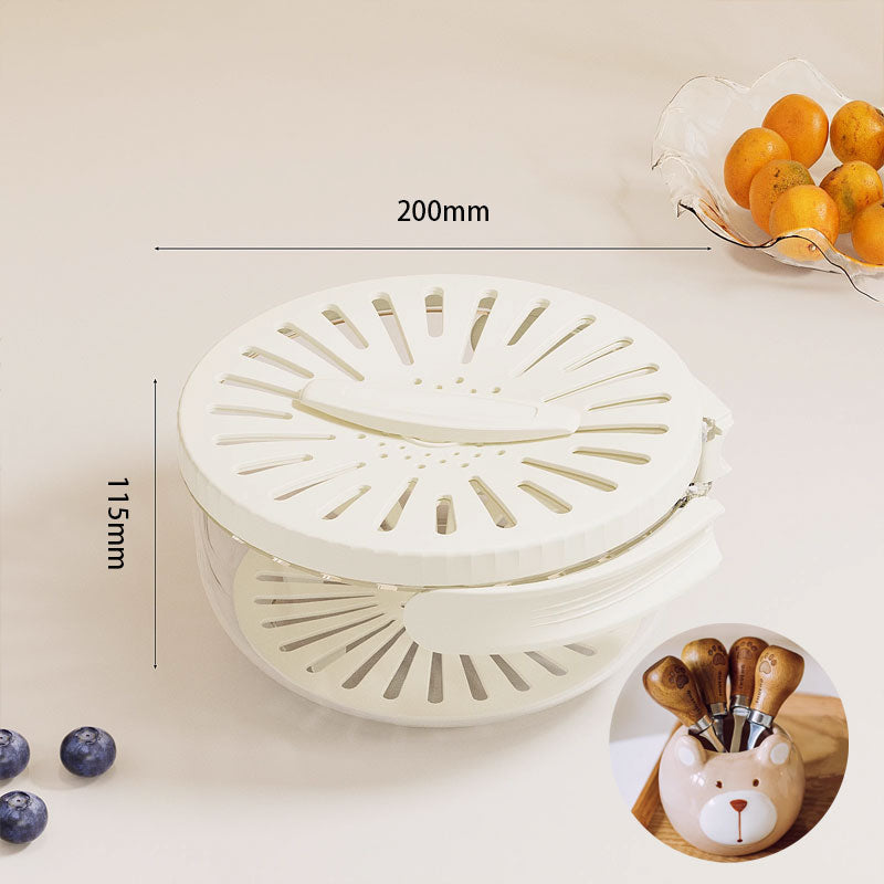 2-in-1 Afvoeren en Bewaren Mand: Vereenvoudig Wassen & Opslaan